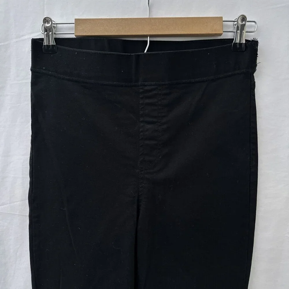 Buffalo David Bitton High-Rise Skinny Black Jeans Stretch Elastic Pull On Size S